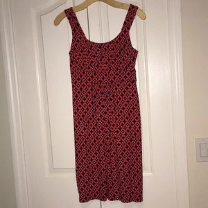 Bright orange summer dress